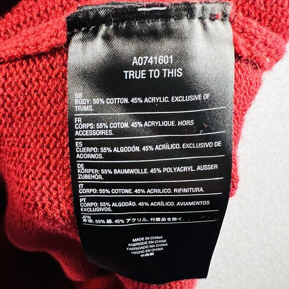 Volcom Sweater Mens L Red Crew Neck Ugly Christmas Top Beer Preppy Office Party - Picture 14 of 15